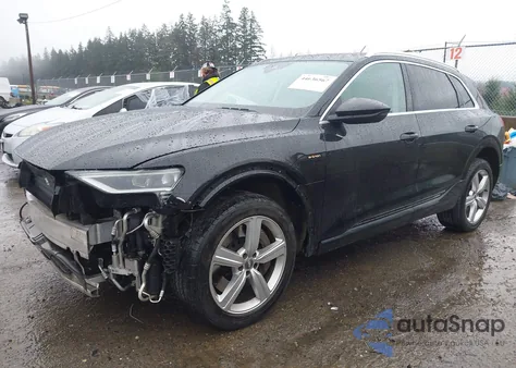 2019 Audi E-Tron Premium Plus z USA, uszkodzony, nr VIN WA1LAAGE0KB023068